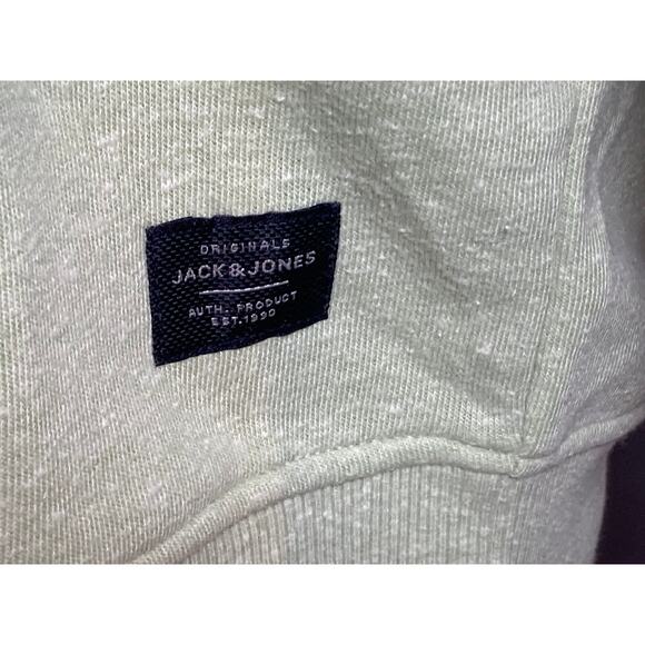 Jack & Jones Originals Sweat Crew Men's Medium Neck Snow Melan Copenhagen - Picture 5 of 11